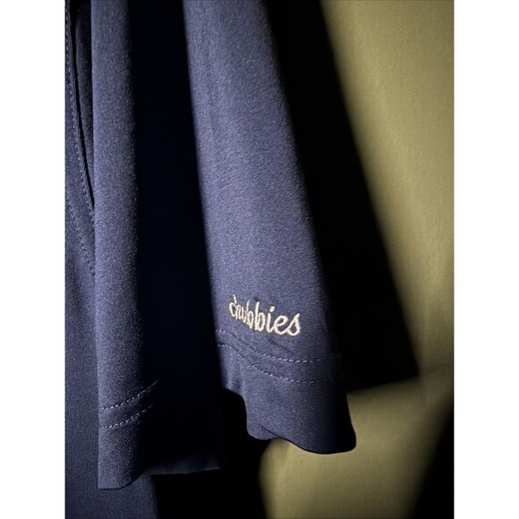 Chubbies Men's Out of the Blue Performance Polo Shirt with American Flag Medium - Picture 2 of 5